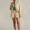 Beige naisten Ralph Lauren Ripstop pakattavat takit Beige naisten Ralph Lauren Ripstop pakattavat takit