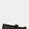 Beige / valkoinen naisten Ralph Lauren Chalmers Calfskin Penny Loafers