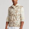 Beiget miesten Ralph Lauren GolfGolf-camo Vettä hylkivät pakattavat Gilet-takit
