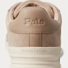 Beiget miesten Ralph Lauren Heritage Court II Suede -lenkkarit Beiget miesten Ralph Lauren Heritage Court II Suede -lenkkarit