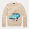 Beiget naisten Ralph Lauren ar-Motif Cashmere-sekoitepuserot Beiget naisten Ralph Lauren ar-Motif Cashmere-sekoitepuserot