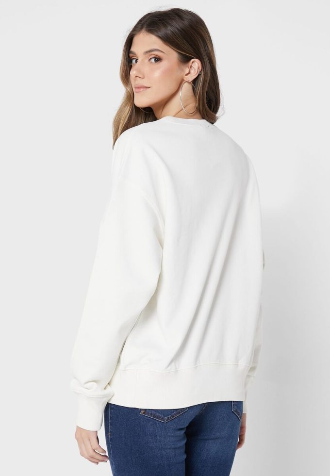 Beiget naisten Ralph Lauren Graphic -neulotut villapaidat Beiget naisten Ralph Lauren Graphic -neulotut villapaidat