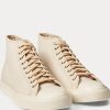Beiget naisten Ralph Lauren Mayport Canvas -lenkkarit Beiget naisten Ralph Lauren Mayport Canvas -lenkkarit
