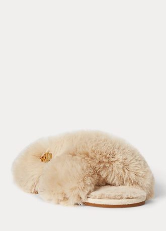 Beiget naisten Ralph Lauren Sydni -kekoturkiskengät