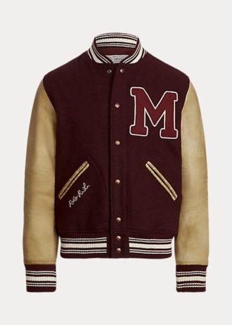 Burgundin miesten Ralph Lauren The Morehouse Collection -takit