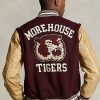 Burgundin miesten Ralph Lauren The Morehouse Collection -takit