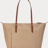 Clay Naisten Ralph Lauren Nylon Pienet Kangaskassit Clay Naisten Ralph Lauren Nylon Pienet Kangaskassit