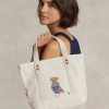 Ecru Multi Naisten Ralph Lauren Canvas Pienet New Orleans Polo Bear Kangaskassit Ecru Multi Naisten Ralph Lauren Canvas Pienet New Orleans Polo Bear Kangaskassit