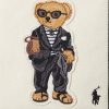 Ecru/Musta Naisten Ralph Lauren Canvas Pienet Polo Bear Kangaskassit Ecru/Musta Naisten Ralph Lauren Canvas Pienet Polo Bear Kangaskassit