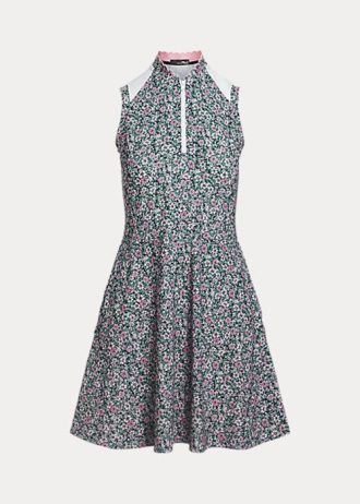 Flower naisten Ralph Lauren kukkahybridiverkko & Jersey mekko Flower naisten Ralph Lauren kukkahybridiverkko & Jersey mekko