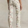 Flower naisten Ralph Lauren kukkaprintti Jenn Flare farkut