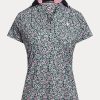 Flower naisten Ralph Lauren Räätälöity Fit Jersey poolopaidat