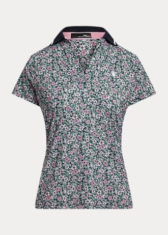 Flower naisten Ralph Lauren Räätälöity Fit Jersey poolopaidat Flower naisten Ralph Lauren Räätälöity Fit Jersey poolopaidat