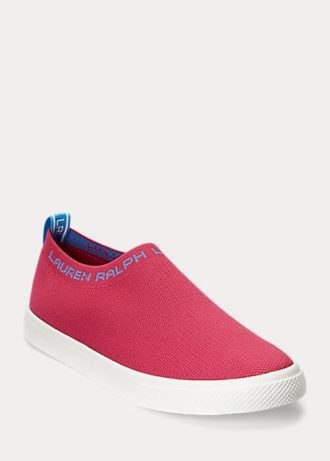 Fuchsia naisten Ralph Lauren Jordyn Slip-On tennarit