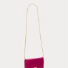 Fuschia Berryn naisten Ralph Lauren -nahkaiset keskikokoiset Adair Crossbody -laukut