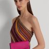 Fuschia Berryn naisten Ralph Lauren -nahkaiset keskikokoiset Adair Crossbody -laukut