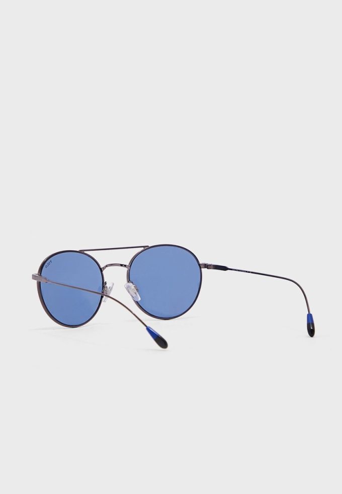 Harmaa miesten Ralph Lauren 0Ph3136 pyöreät aurinkolasit