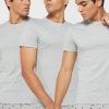 Harmaa miesten Ralph Lauren 3 Pack Assorted Crew Neck T-paidat