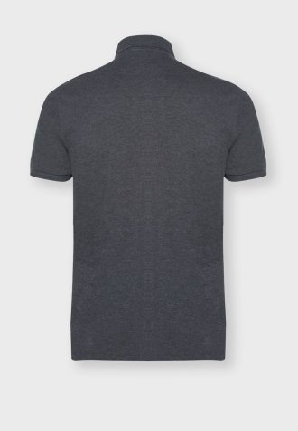 Harmaa miesten Ralph Lauren Basic mesh poolopaidat