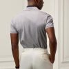 Harmaa miesten Ralph Lauren Custom Slim Fit Bear poolopaidat