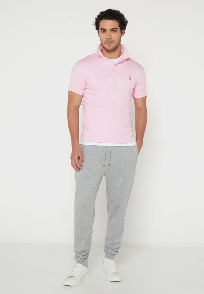 Harmaa miesten Ralph Lauren Essential collegehousut Harmaa miesten Ralph Lauren Essential collegehousut