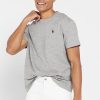 Harmaa miesten Ralph Lauren Essential Crew Neck T-paidat Harmaa miesten Ralph Lauren Essential Crew Neck T-paidat