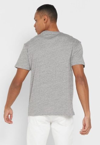 Harmaa miesten Ralph Lauren Essential Crew Neck T-paidat