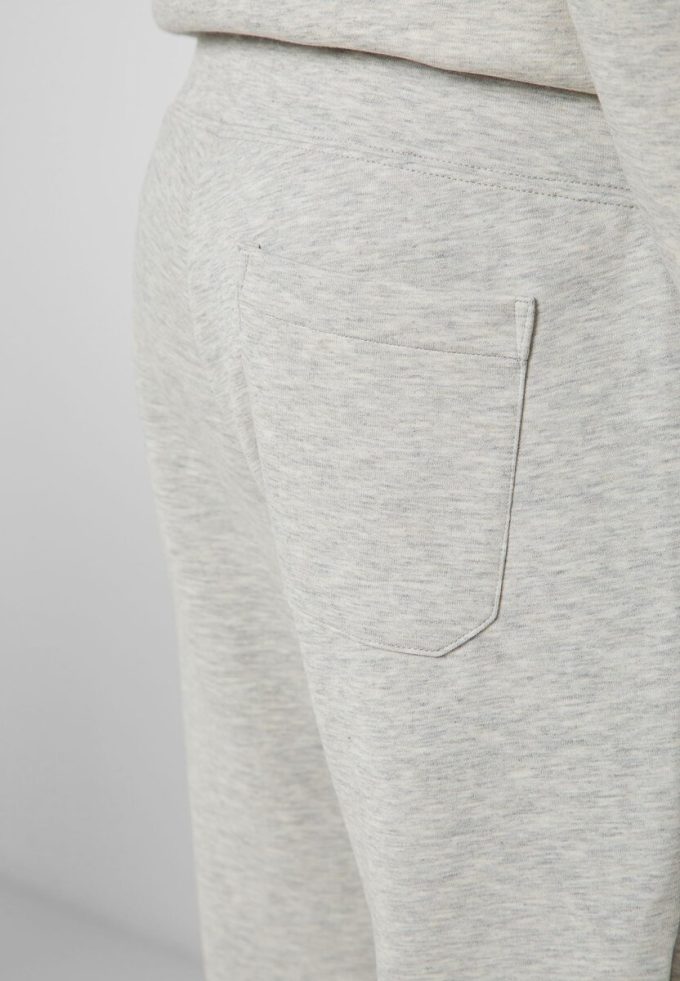Harmaa miesten Ralph Lauren Essential -mansettihousut Harmaa miesten Ralph Lauren Essential -mansettihousut