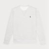 Harmaa miesten Ralph Lauren -kaksoisneulepusero Harmaa miesten Ralph Lauren -kaksoisneulepusero