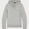 Harmaa miesten Ralph Lauren -kuvioidut puuvillahupulliset neulepuserot Harmaa miesten Ralph Lauren -kuvioidut puuvillahupulliset neulepuserot