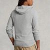 Harmaa miesten Ralph Lauren -kuvioidut puuvillahupulliset neulepuserot Harmaa miesten Ralph Lauren -kuvioidut puuvillahupulliset neulepuserot