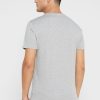 Harmaa miesten Ralph Lauren Logo Crew Neck T-paidat