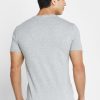 Harmaa miesten Ralph Lauren Logo Crew Neck T-paidat