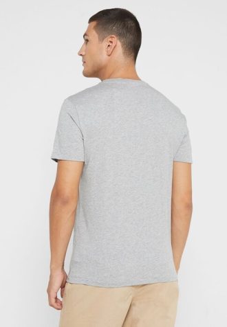 Harmaa miesten Ralph Lauren Logo Crew Neck T-paidat
