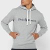 Harmaa miesten Ralph Lauren -logohuppari Harmaa miesten Ralph Lauren -logohuppari