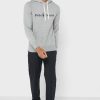 Harmaa miesten Ralph Lauren -logohuppari Harmaa miesten Ralph Lauren -logohuppari