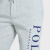 Harmaa miesten Ralph Lauren -logoiset lenkkeilyhousut Harmaa miesten Ralph Lauren -logoiset lenkkeilyhousut