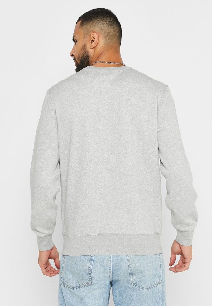 Harmaa miesten Ralph Lauren -painattu Polo Bear -huppari