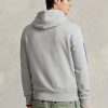 Harmaa miesten Ralph Lauren Polo Sport -fleecehuppari
