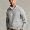 Harmaa miesten Ralph Lauren Rl Fleece -huppari Harmaa miesten Ralph Lauren Rl Fleece -huppari