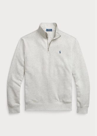 Harmaa miesten Ralph Lauren Rl Fleece -huppari