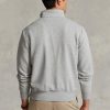 Harmaa miesten Ralph Lauren Rl Fleece -huppari Harmaa miesten Ralph Lauren Rl Fleece -huppari