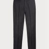 Harmaa miesten Ralph Lauren Slim Fit -villahousut Harmaa miesten Ralph Lauren Slim Fit -villahousut