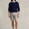 Harmaa miesten Ralph Lauren Stretch Slim Fit chino shortsit Harmaa miesten Ralph Lauren Stretch Slim Fit chino shortsit