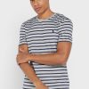 Harmaa Miesten Ralph Lauren Striped Crew Neck T-paidat Harmaa Miesten Ralph Lauren Striped Crew Neck T-paidat