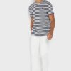 Harmaa Miesten Ralph Lauren Striped Crew Neck T-paidat Harmaa Miesten Ralph Lauren Striped Crew Neck T-paidat