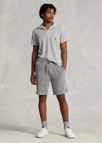 Harmaa miesten Ralph Lauren Terry kiristysshortsit