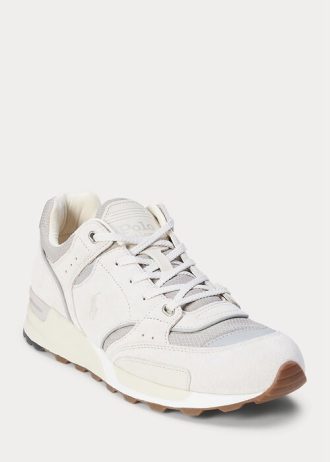 Harmaa miesten Ralph Lauren Trackster 200 -lenkkarit Harmaa miesten Ralph Lauren Trackster 200 -lenkkarit