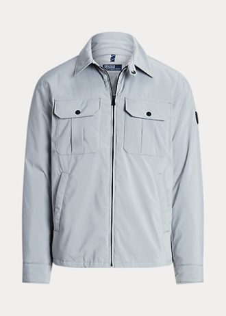 Harmaa miesten Ralph Lauren vettä hylkivät takit