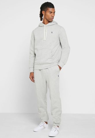 Harmaa miesten Ralph Laurenin kiristysnyörilliset lenkkeilyhousut Harmaa miesten Ralph Laurenin kiristysnyörilliset lenkkeilyhousut